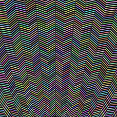 Abstract Zig Zag Pattern