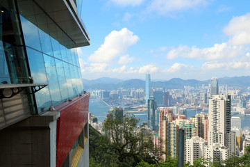 Fototapeta na wymiar Hong Kong. View from the peak