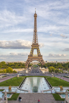 The Eiffel Tower, Champ de Mars, Paris, France