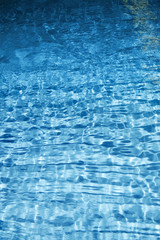 Texture of blue water