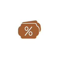 Icon labels discount.