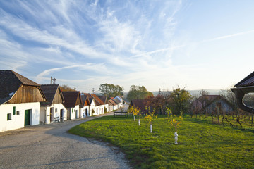 Kellergasse im Weinviertel