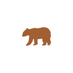 Icon, silhouette of a bear.