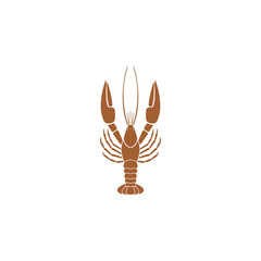 Fototapeta na wymiar Icon crayfish.
