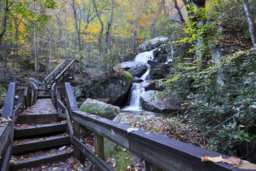 High Shoals Falls in South Mountains State Park