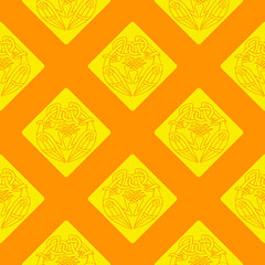 Seamless background with Celtic art and ethnic ornaments for your design