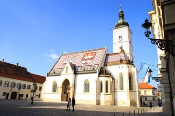 St. Mark's church in Zagreb