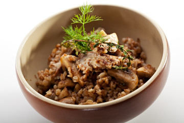 Buckwheat with Mushrooms