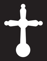 Cross vector icon