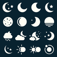 Moon Icons © PremiumGraphicDesign