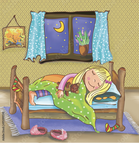 "Девочка спит" Stock photo and royalty-free images on Fotolia.com - Pic ...