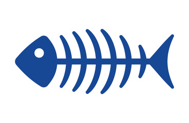 Fish bone vector icon - 95098762