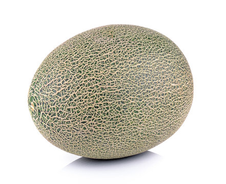 melon on white background