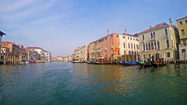 POV of Grand Chanal tour in Venice 