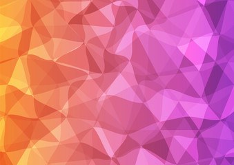 Varicolored geometric background