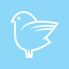 Naklejka premium bird