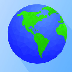Low poly Earth