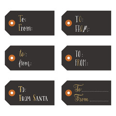 Vintage Christmas gift tags