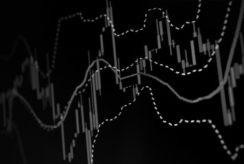 Business background. Market Analyze.Bar graphs, diagrams, financial figures. Forex.