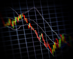 Business background. Market Analyze.Bar graphs, diagrams, financial figures. Forex.