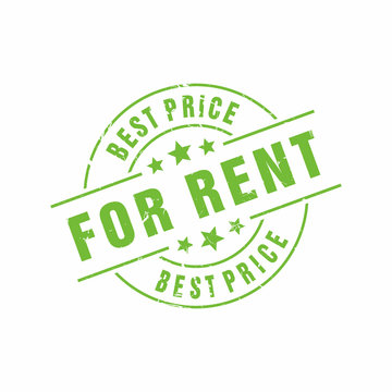 Vector For Rent Best Price stamp