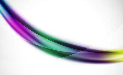 Colorful wave line, abstract background with light and shadow effects