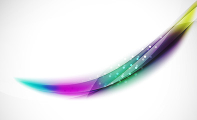 Colorful wave line, abstract background with light and shadow effects