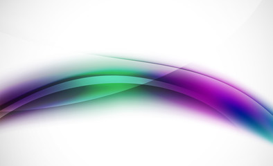 Colorful wave line, abstract background with light and shadow effects