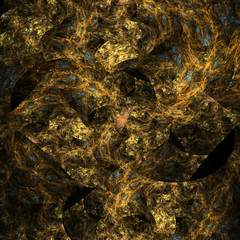 Abstract glowing haze