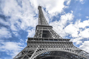 Fototapeta na wymiar The Eiffel Tower, Paris.