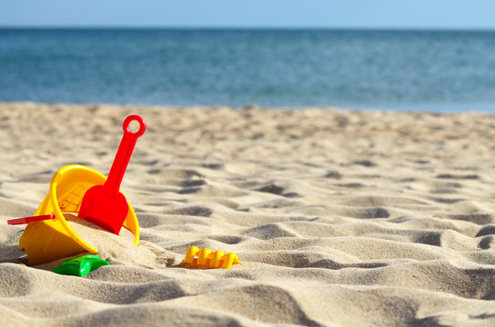 Toys sea sand
