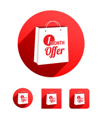 1 Month Offer Shopping Bag