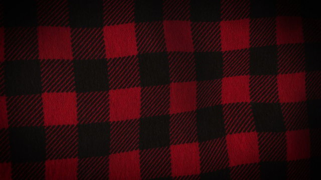 Plaid Red Black Squares Cloth Material Texture Seamless Looped Background