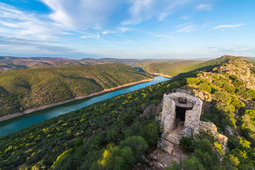 Beautiful landscape in Monfrague National Park, Spain