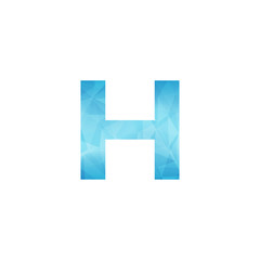 a-z triangle abstrack letter logo