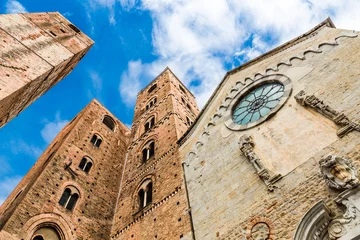 Fotobehang Kathedraal van Albenga-Albenga, Savona, Ligurië, Italië © zm_photo
