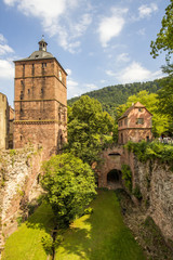 Fototapeta na wymiar Heidelberg Castle, Palace of kings