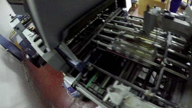 folding machine HD CRANE SHOOT folds printed 