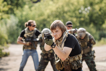 Terrorists captured military soldiers hostage