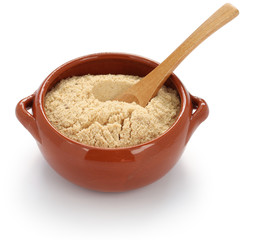 farofa, toasted cassava flour, brazilian food