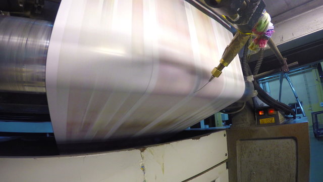 Paper (roll of paper) for a printing 