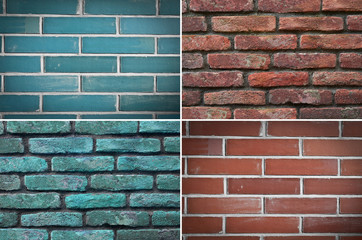 texture of old brick wall background