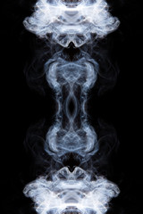 Beautiful colored smoke