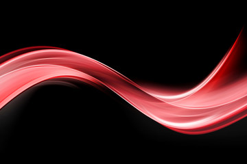 Awesome Abstract Red Wave Design