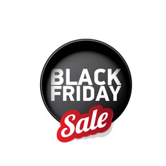 Black Friday sales tag. vector illustration