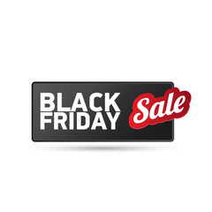 Black Friday sales tag. vector illustration