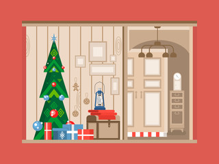 Christmas tree interior