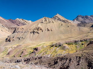 Colorful Montain near the Aconcagua