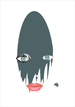 woman's face 