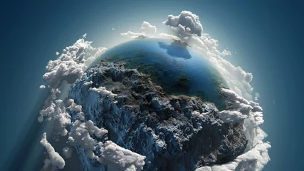 Fotobehang Wolk aarde in de ruimte © Photobank